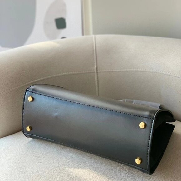 Tory Burch Eleanor Spazzolato Satchel Bag - Picture 5 of 6